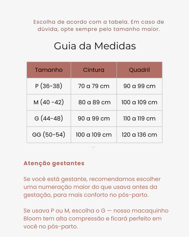 Macaquinho Bloom Modelador | Pós - Gestação | Alças Removíveis